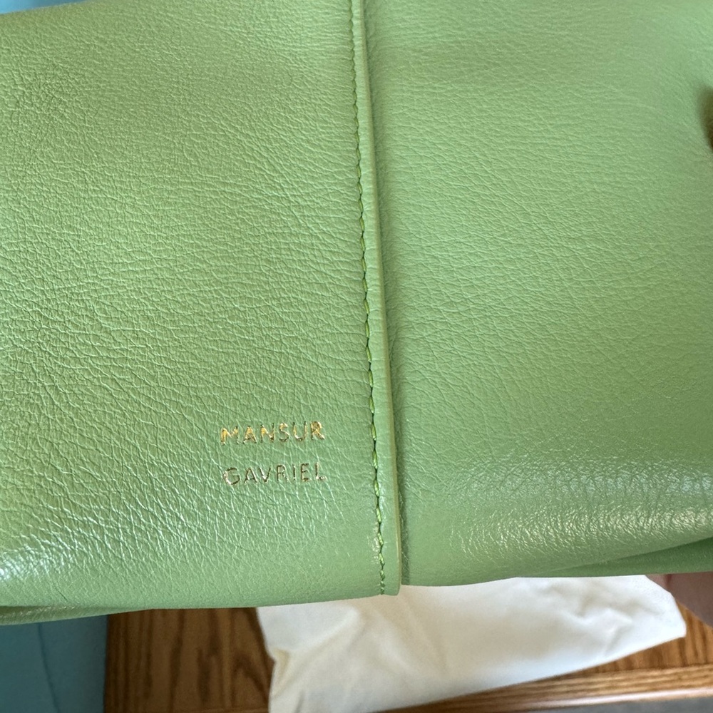 Mansur Gavriel Tulipano Compact Bag- Seaglass - Picture 8 of 9